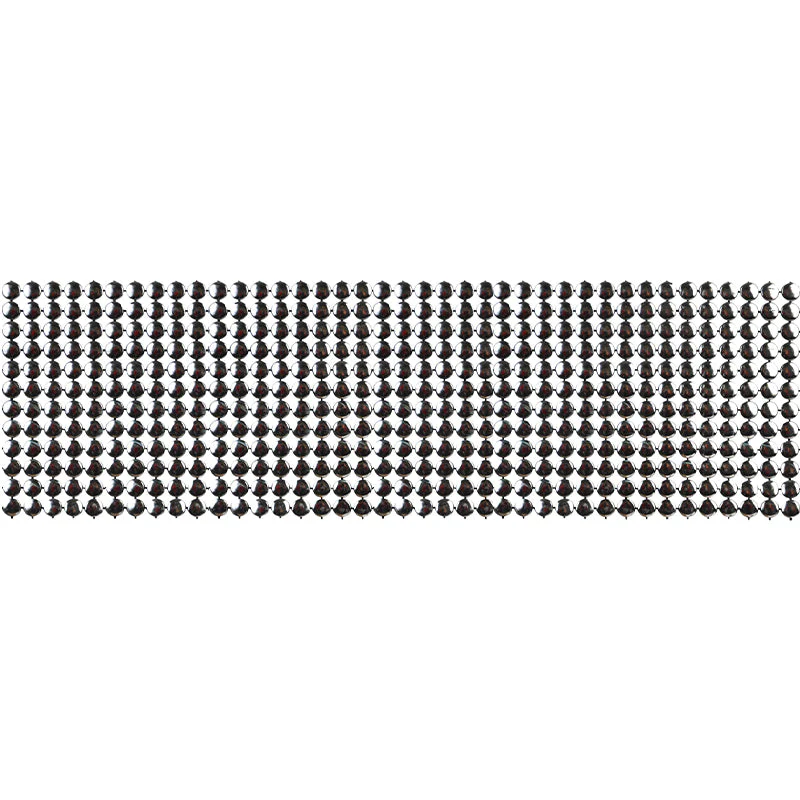 Silver Metal Disc Mesh Trim, 4-inch X 5 Yards – Chainmail Trim for Fashion & Upholstery
