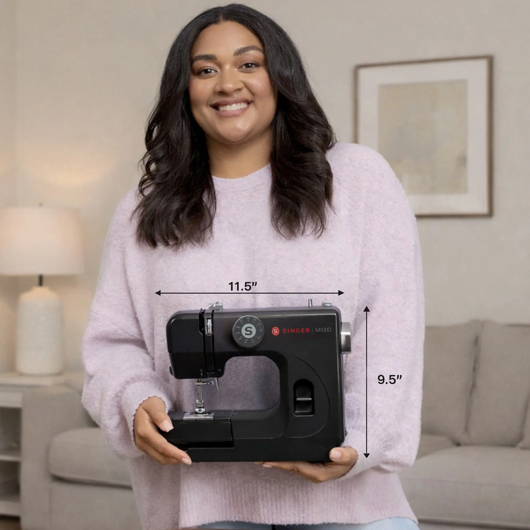 SINGER® M1000 Black Mending Machine - Image 2
