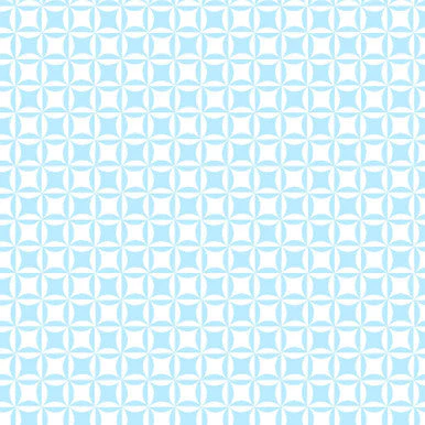 Sky Blue Breezeway Colorblock Party 43/44" Cotton Fabric Per Yard
