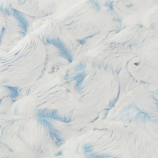 Luxe Cuddle Snowy Owl Sky 58" - 60" Fabric per yard - Image 3