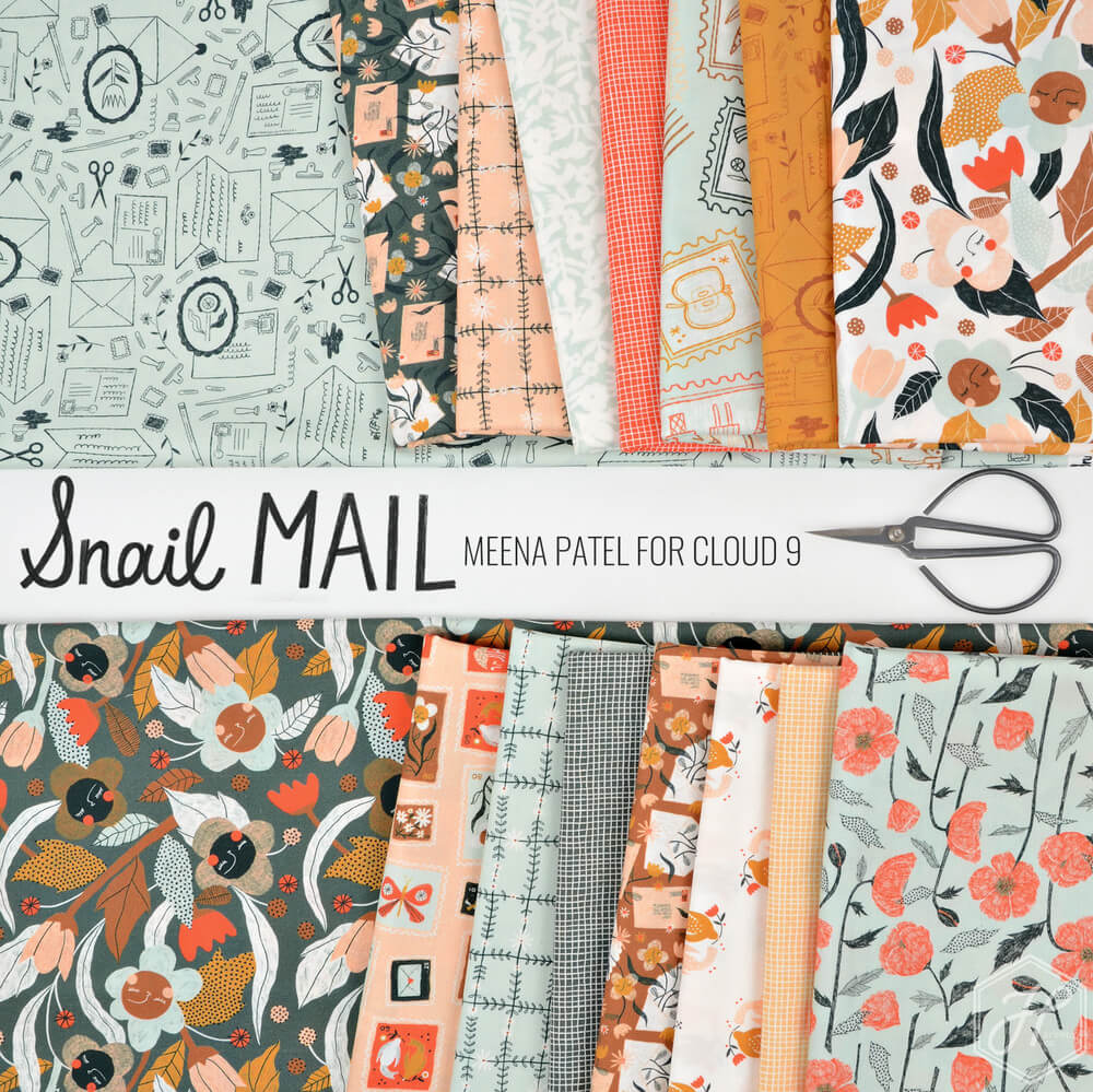 Snail Mail by Cloud9 - Fat Quarter Bundle - 16 pack - Image 2