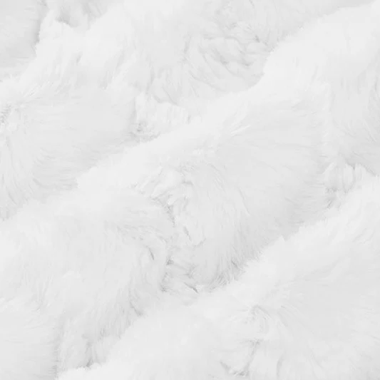 Luxe Cuddle Glacier Snow 58" - 60" Fabric per yard - Image 3