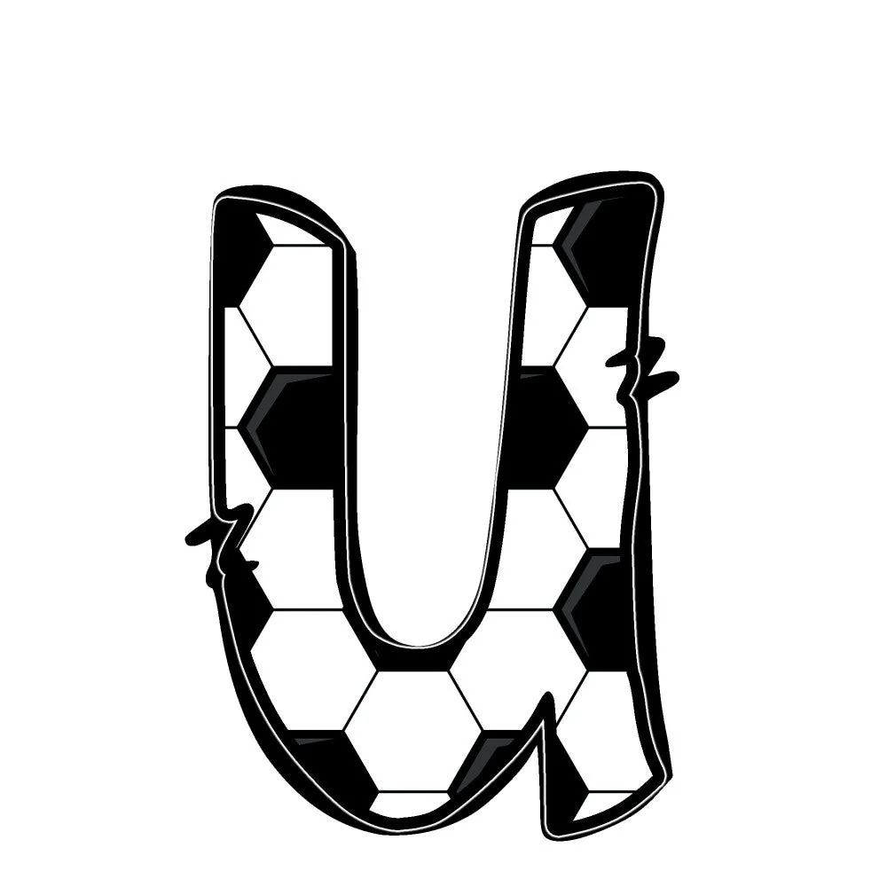 Soccer Alphabet Fabric Panel 20