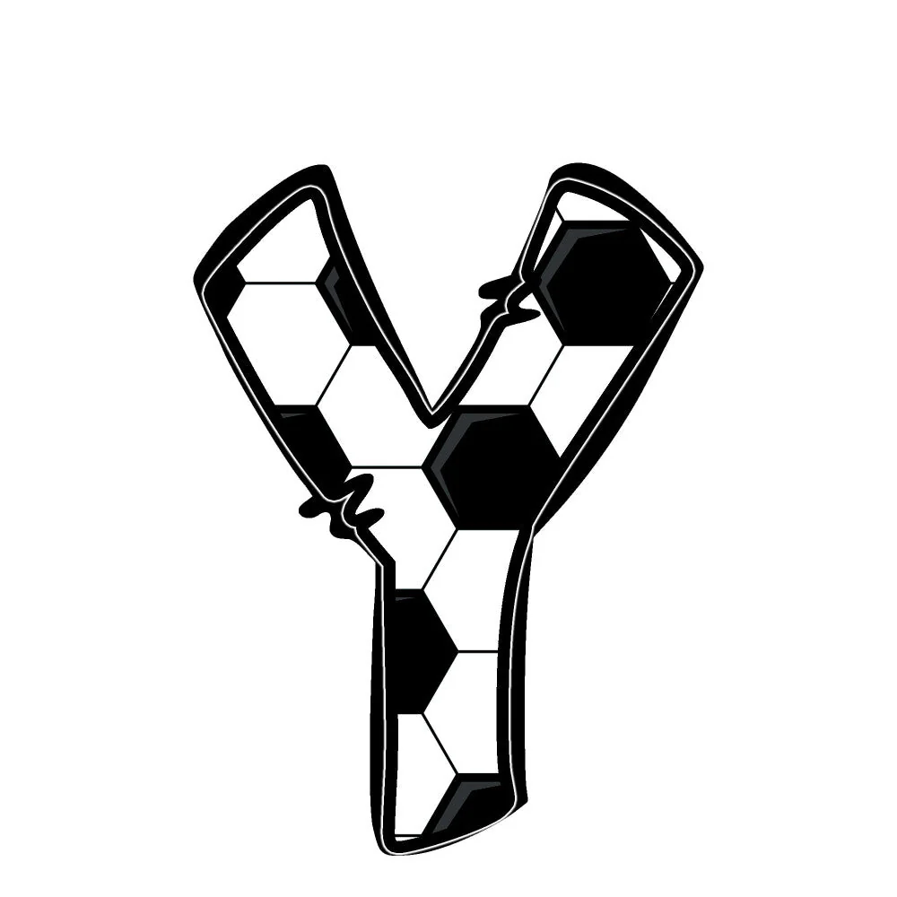 Soccer Alphabet Fabric Panel 24