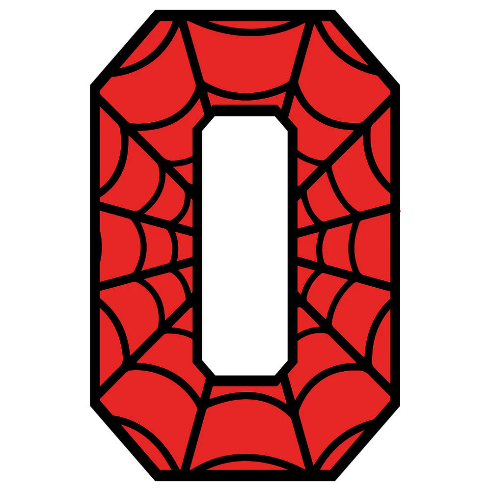 Spider Alphabet Fabric Panel 7