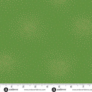 Spritz Metallic Spritz Holly 44"/45" Cotton Fabric Per Yard