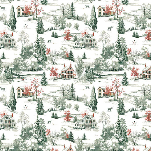 Digital Cuddle Spruce Tinseltown 58" - 60" Fabric per yard - Image 2