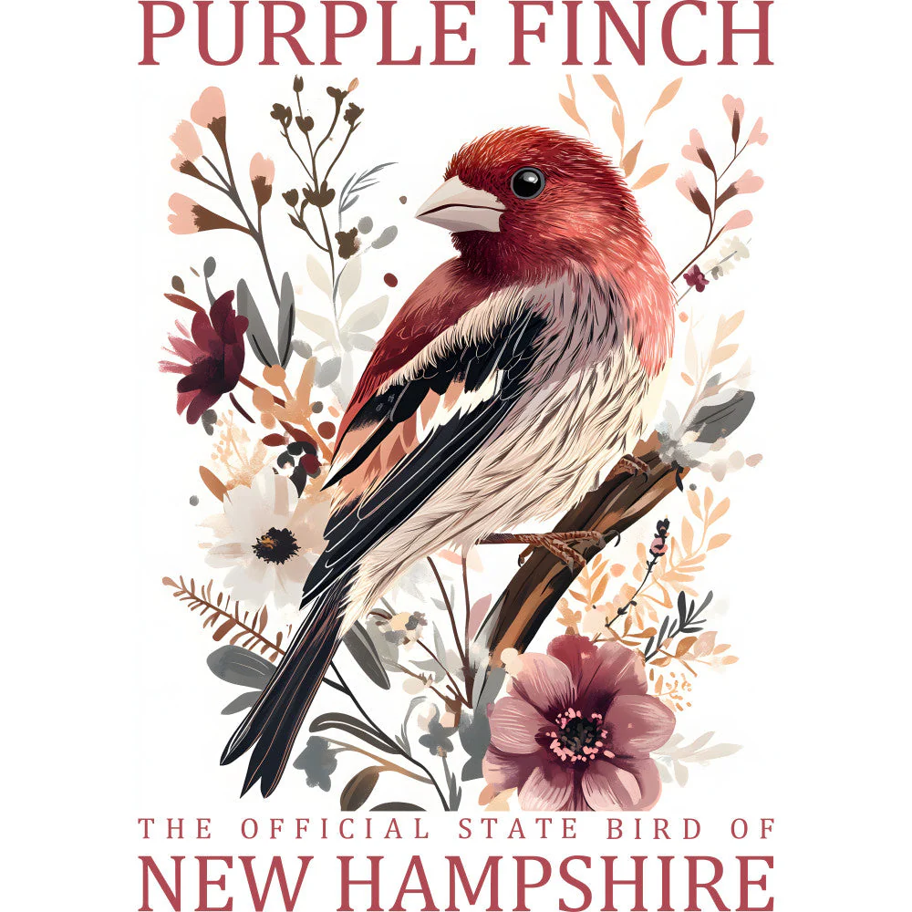 State Bird Poster Fabric Panel 35