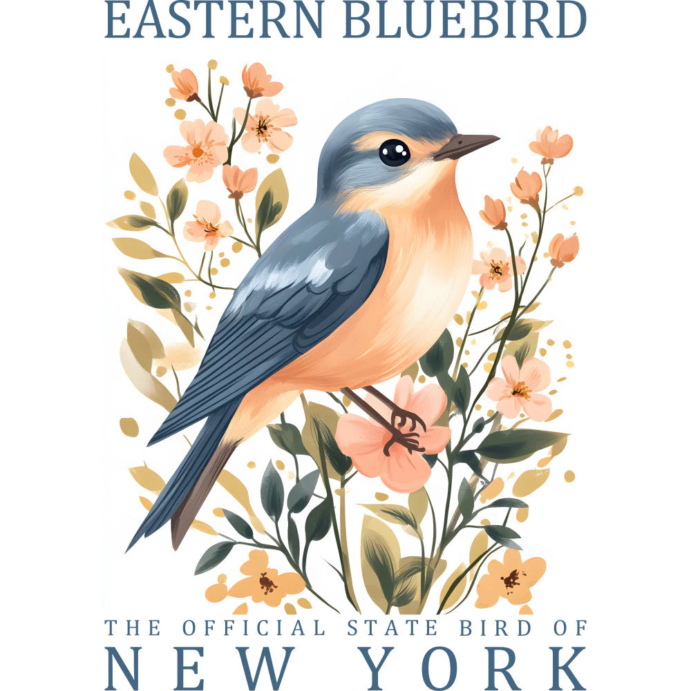 State Bird Poster Fabric Panel 37