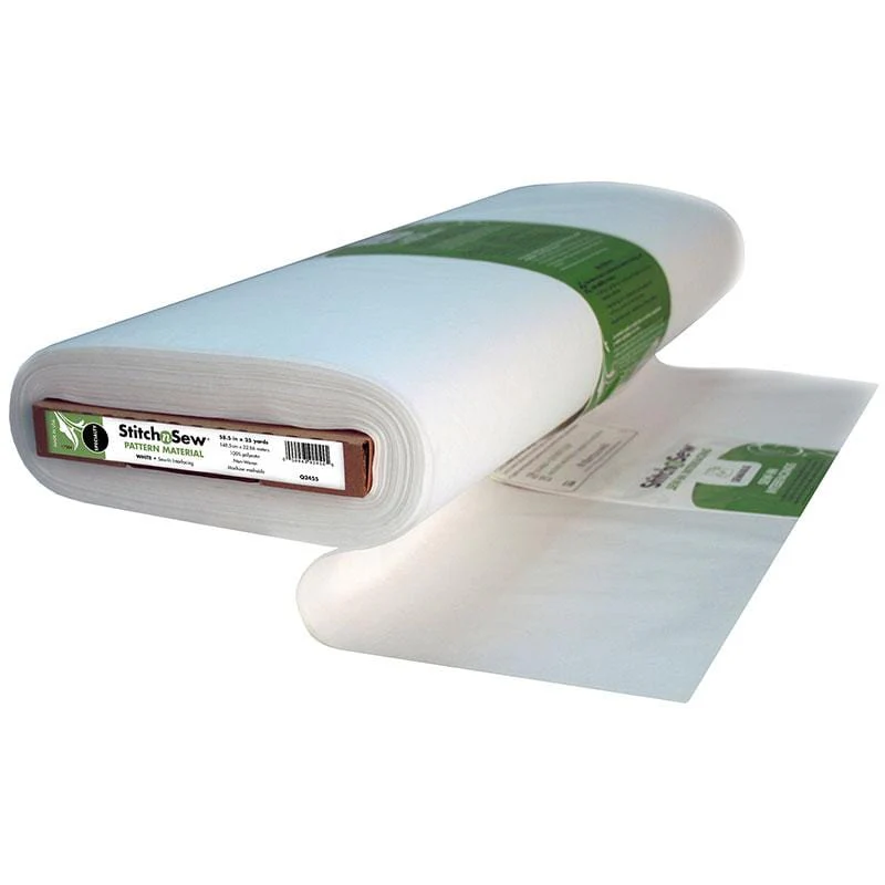 StitchnSew Pattern Material Non-Woven Sew-In, White 58.5 in