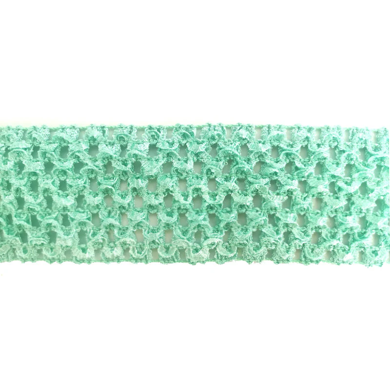 Stretch Crochet Trim 2” Wide x 5 Yards – Elastic Headband Lace Trim for Sewing, Crafts, DIY Hair Accessories - Image 9