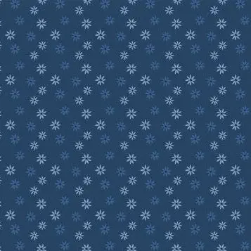 Summertime Daydream - Daisies All Over - Navy 44" / 45" Fabric Per Yard