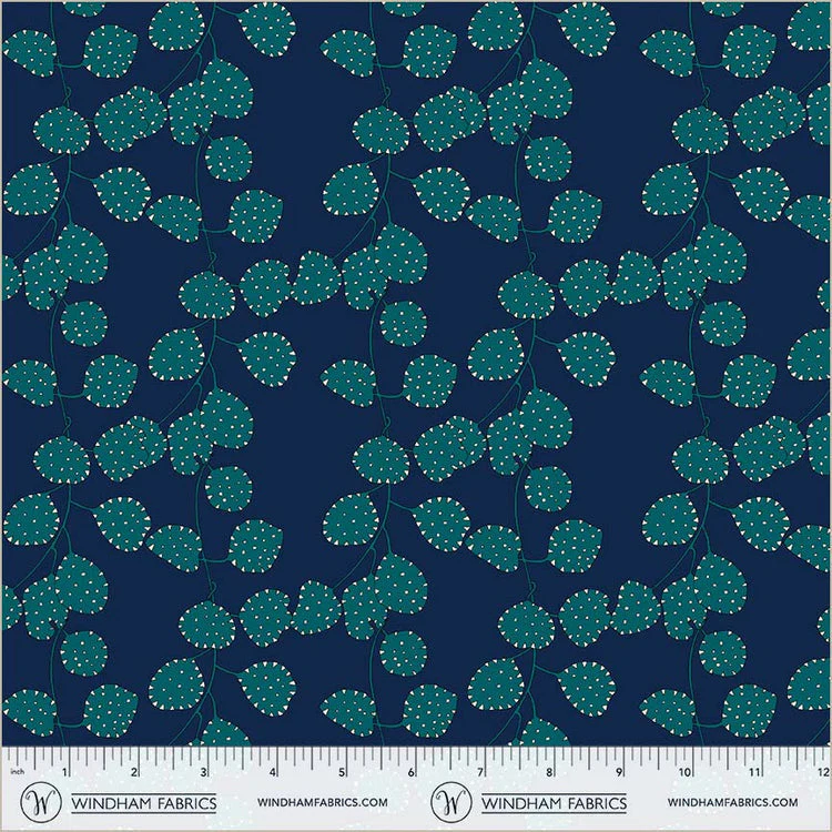 Sunshine Honesty Indigo High Density Cotton 44"/45" Fabric Per Yard