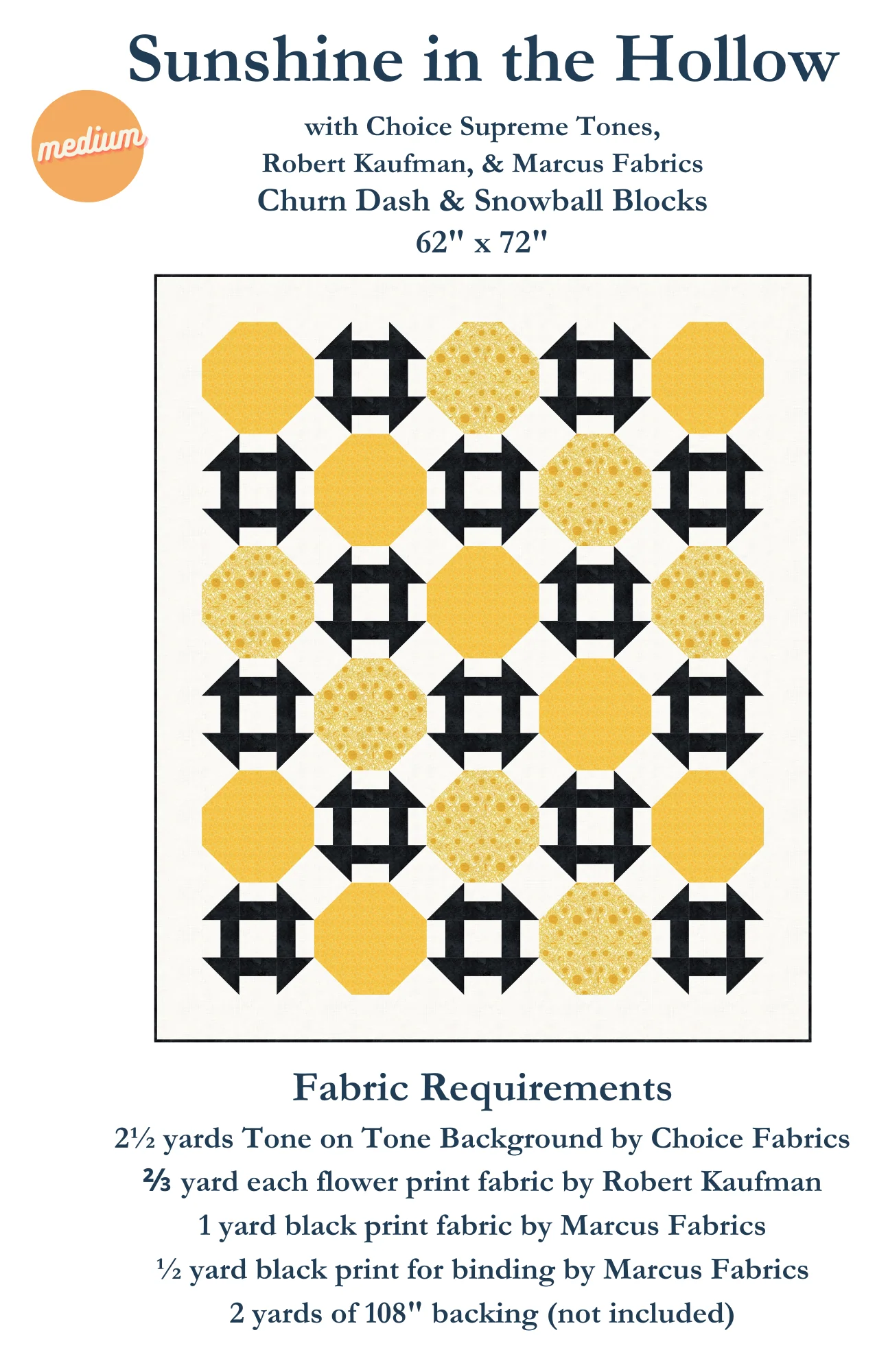 Sunshine in the Hollow - Quilt Kit - Image 3