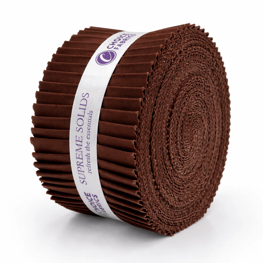 Supreme Solids - 2.5" Roll - Brunette (40 Strips)