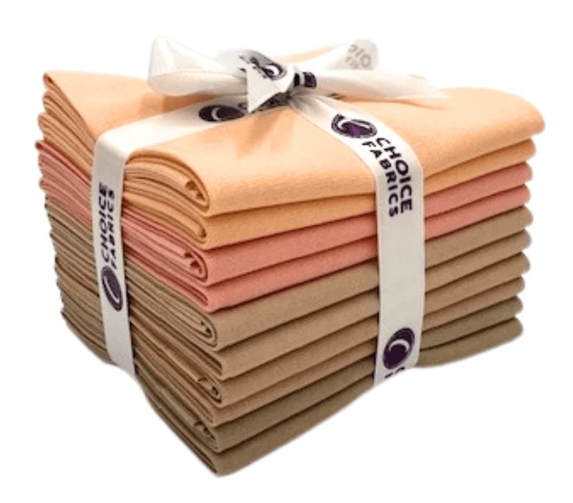 Supreme Solids - Fat Quarter Bundle - 10 pack (Peach Fuzz) - Image 2