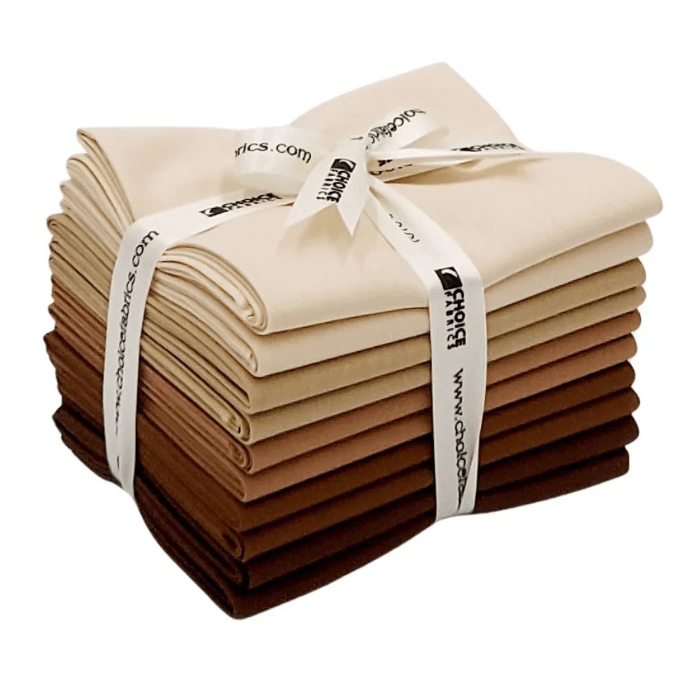 Supreme Solids - Fat Quarter Bundle - 10 pack (Shades of Brown) - Image 2