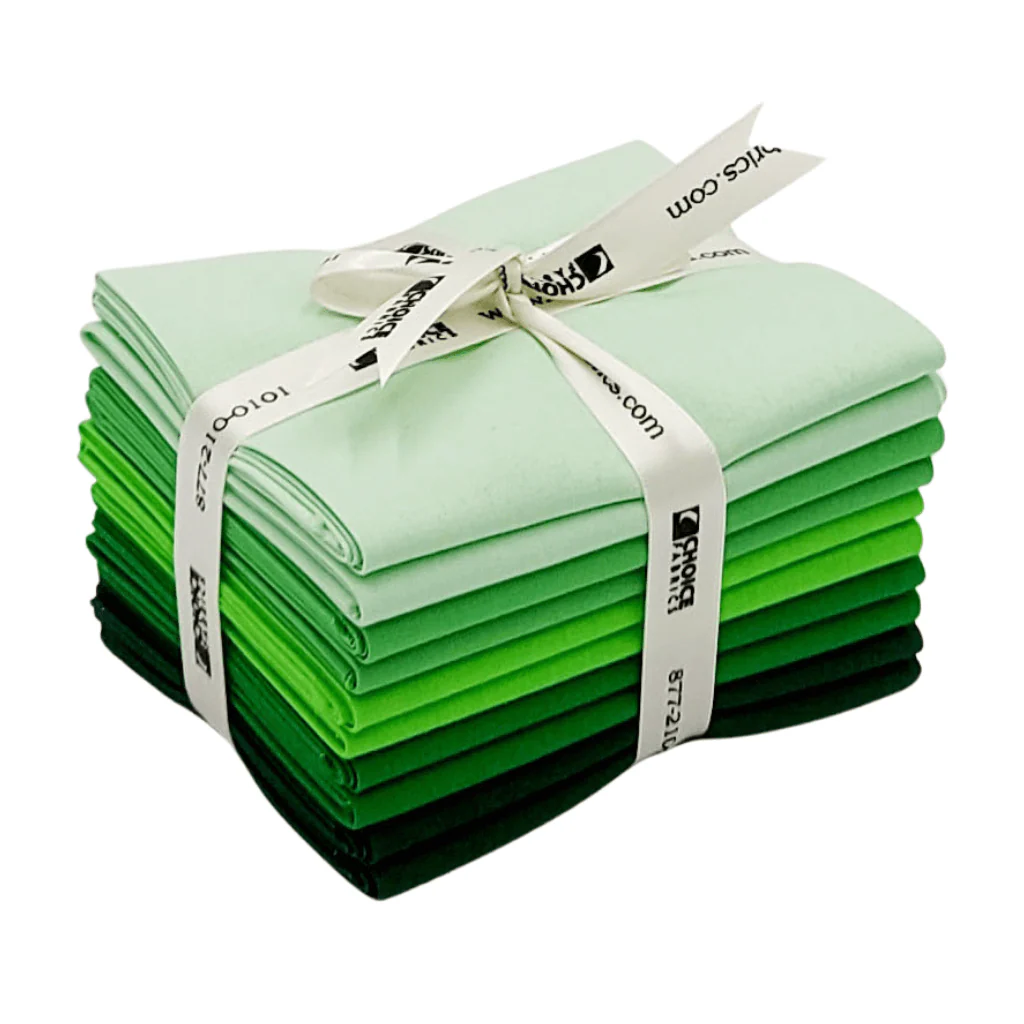 Supreme Solids - Fat Quarter Bundle - 10 pack (Shades of Green) - Image 2