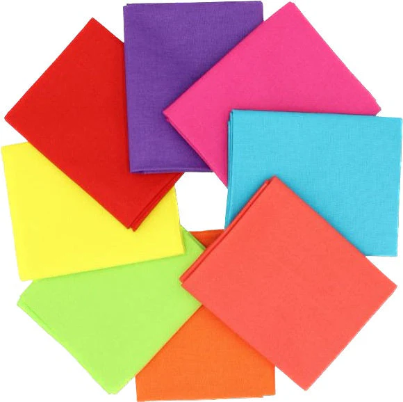Supreme Solids - Fat Quarter Bundle - 8 pack (Rainbow)