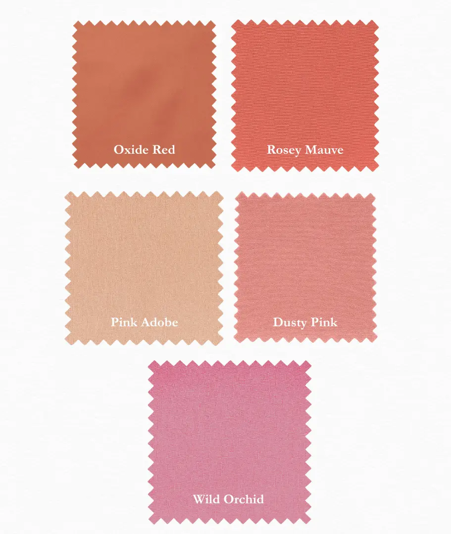 Supreme Solids - One Yard Bundle - 5 pack (Rustic Rose) - Image 2