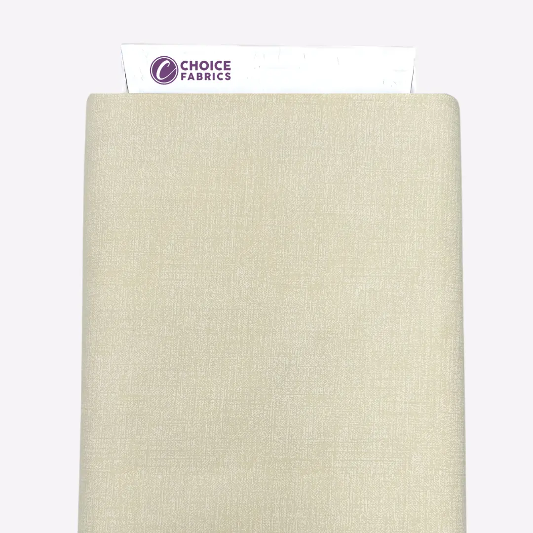 Supreme Tones - White on Cream 44" / 45" Fabric Per Yard - Image 2