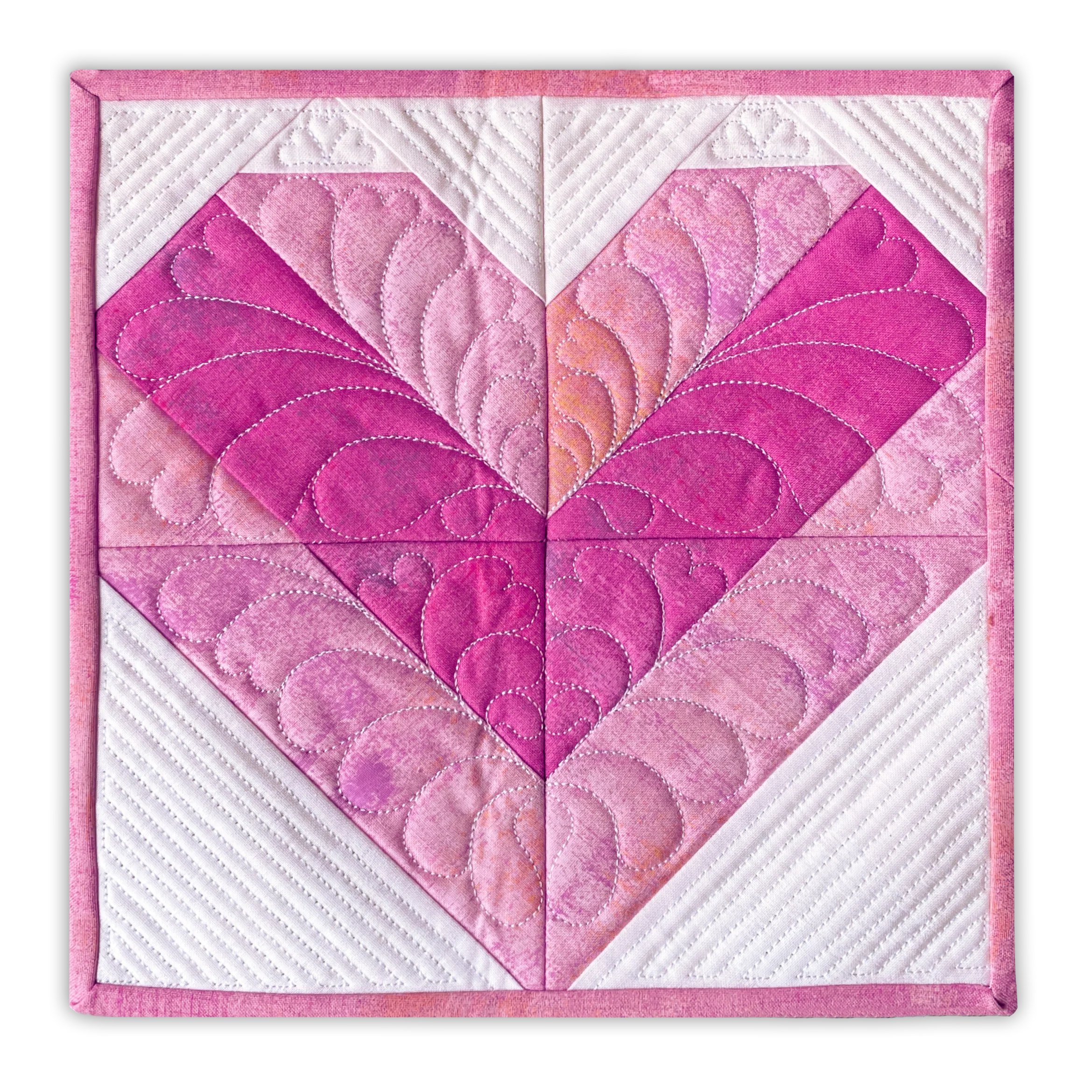 Sweetie Pie Valentine Quilt In-the-Hoop Machine Embroidery Set Pickle Pie Designs - Image 2