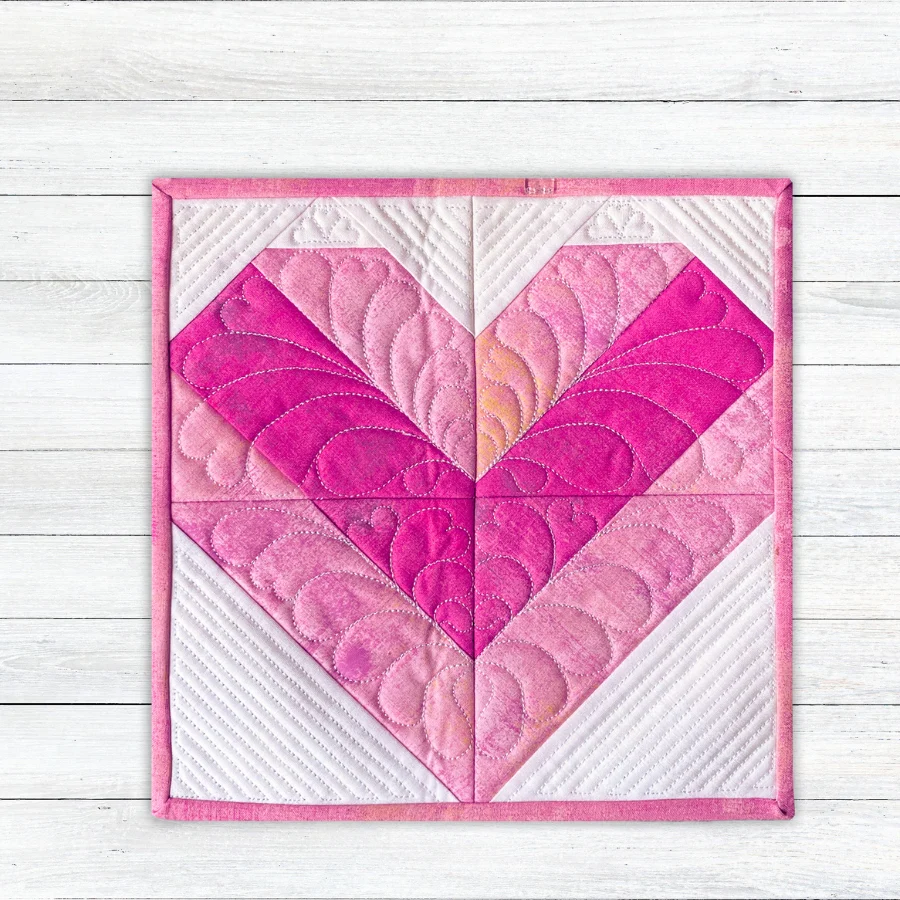 Sweetie Pie Valentine Quilt In-the-Hoop Machine Embroidery Set Pickle Pie Designs - Image 3
