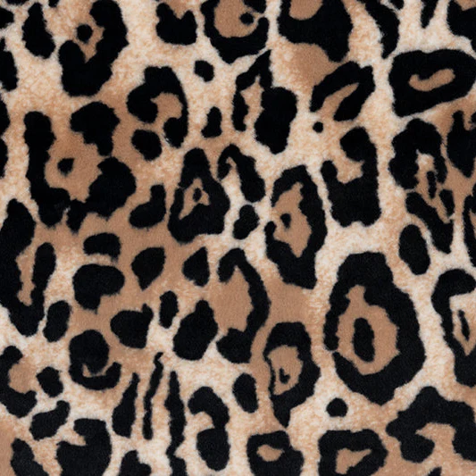 Tan Luxe Cuddle Bunny Jungle Cat 58"/60" Fabric per yard - Image 2