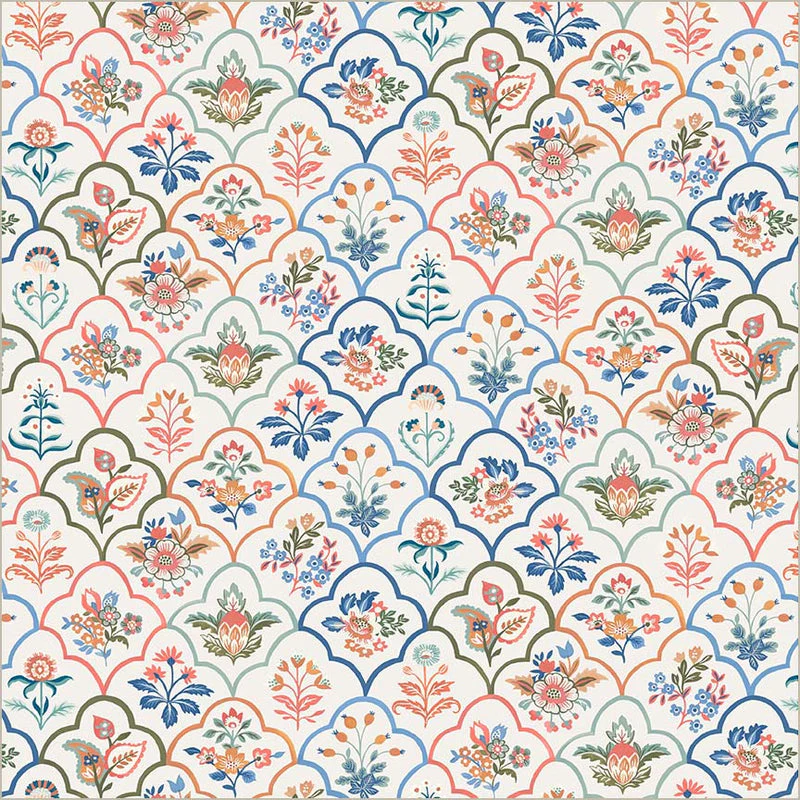 Tapestry Botanica Ivory Cotton 43/44 Fabric Per Yard