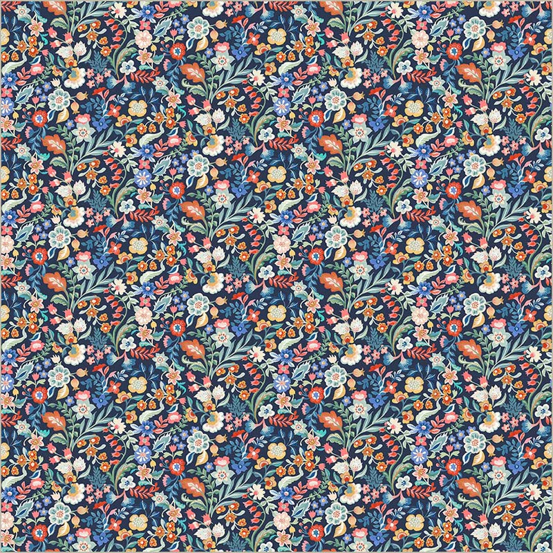 Tapestry Delicate Prussian Cotton 43/44 Fabric Per Yard