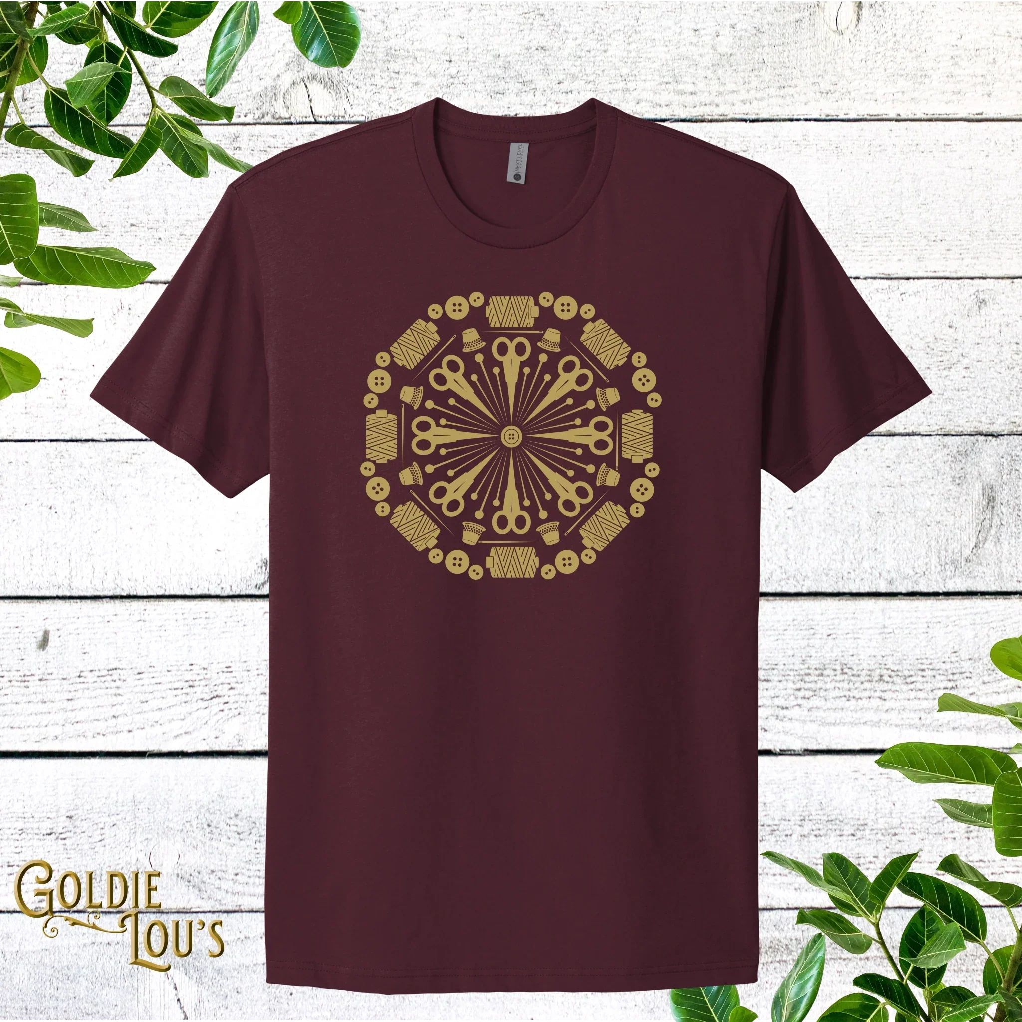 Thread Mandala Quilting T-shirt