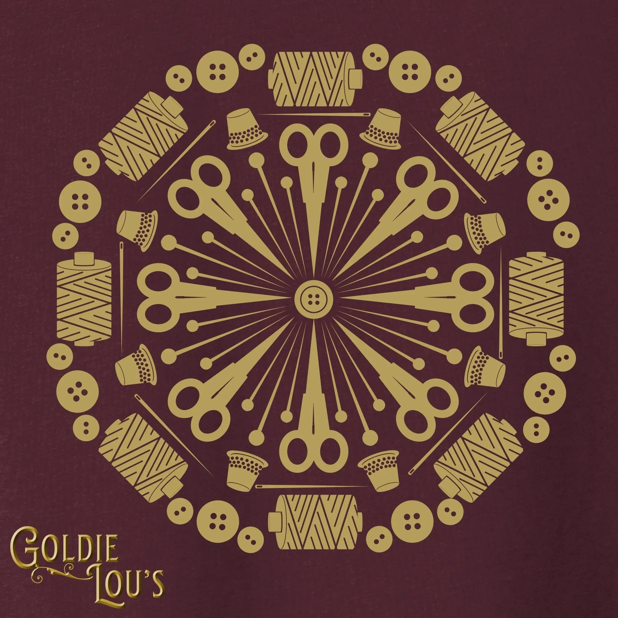Thread Mandala Quilting T-shirt - Image 2