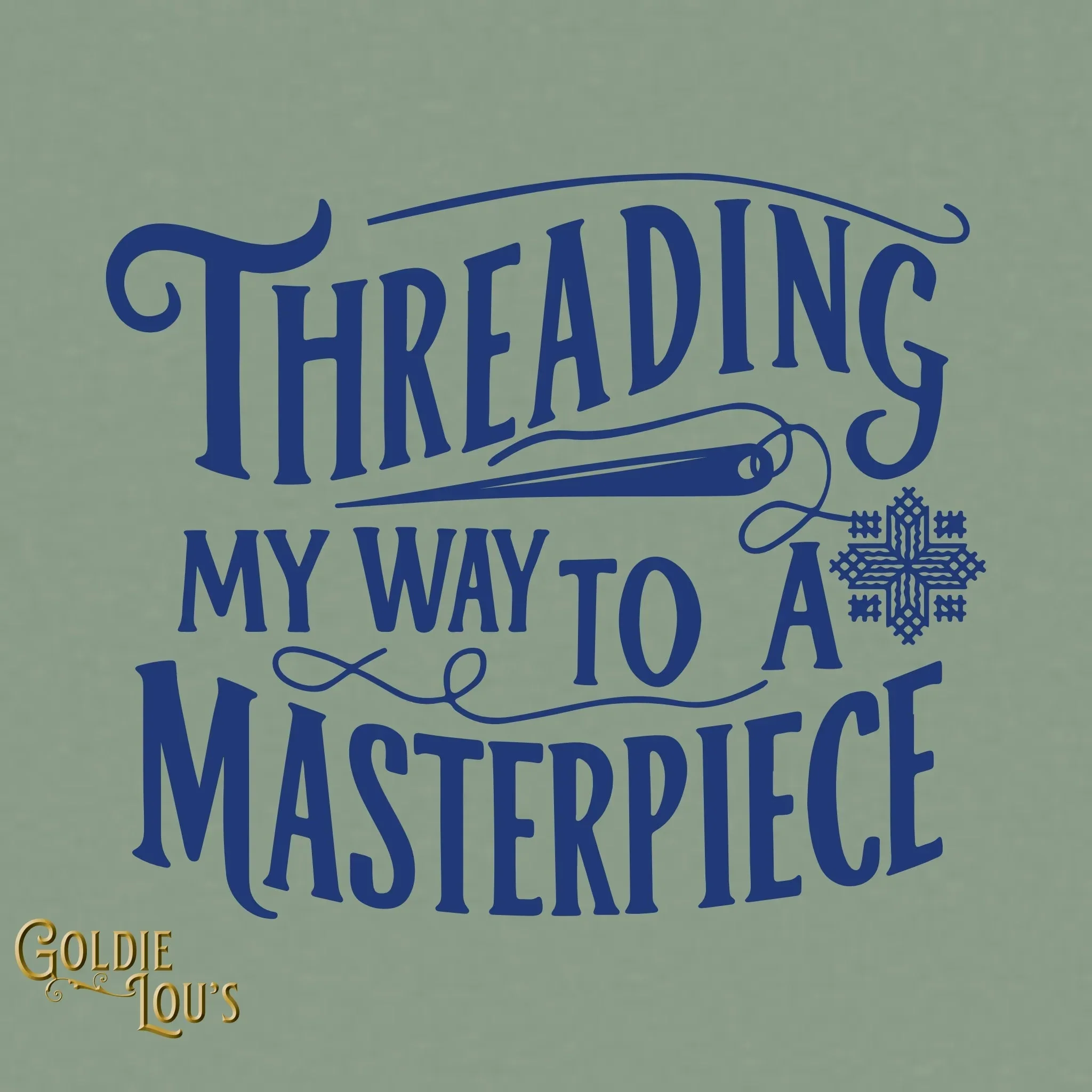 Threading My Way to A Masterpiece T-shirt - Image 2
