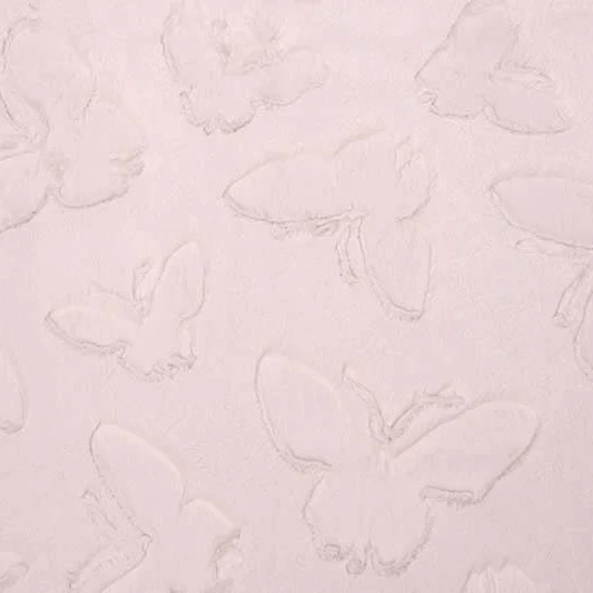 Luxe Cuddle Butterfly Tutu Pink 58" - 60" Fabric per yard - Image 2
