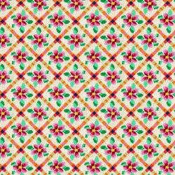 Urban Charm Cream Cotton 44"/45" Fabric Per Yard