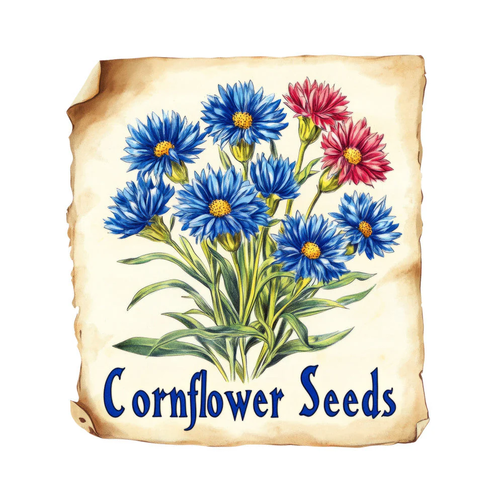 Vintage Seed Packet Fabric Panel 1