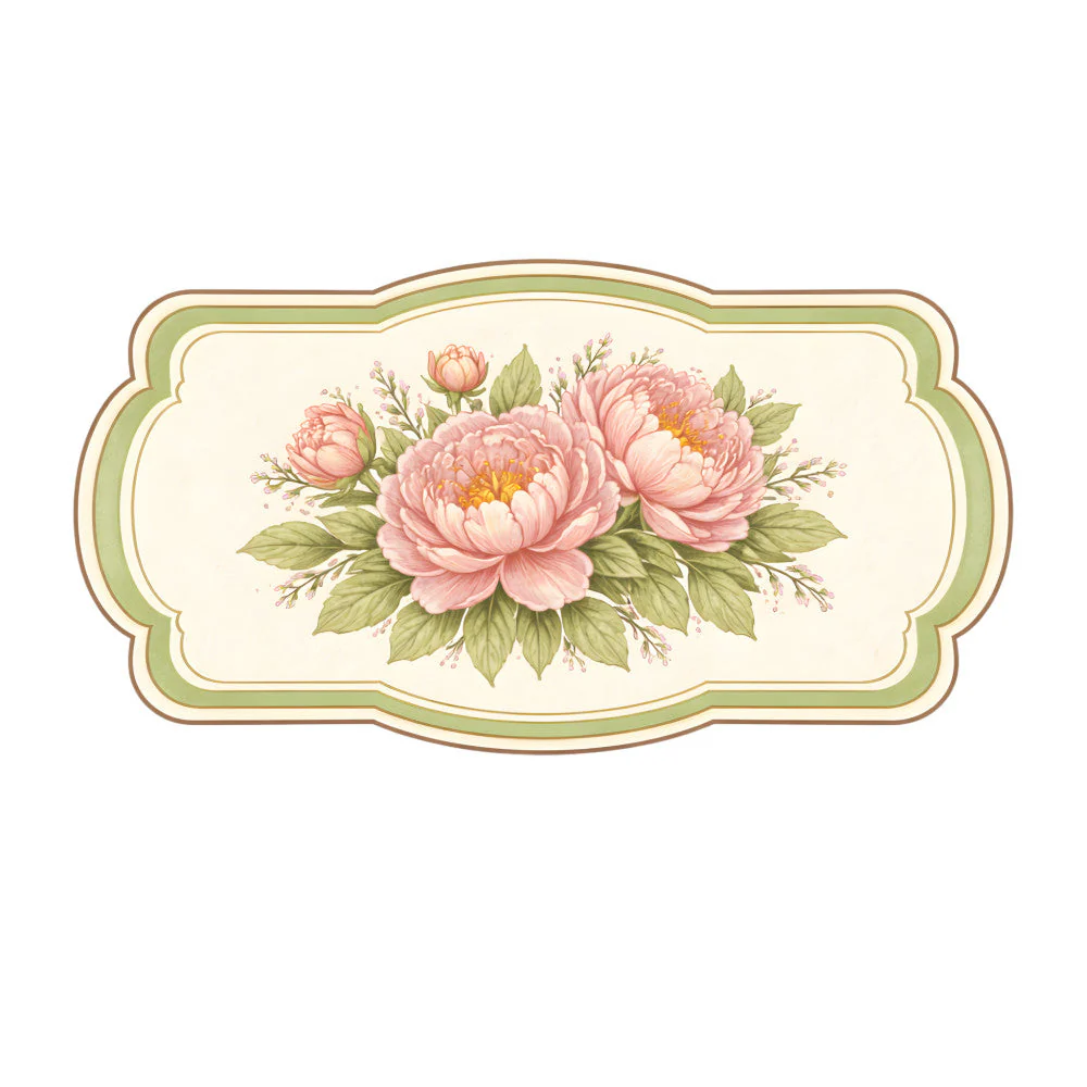 Vintage Spring Label Fabric Panel 2