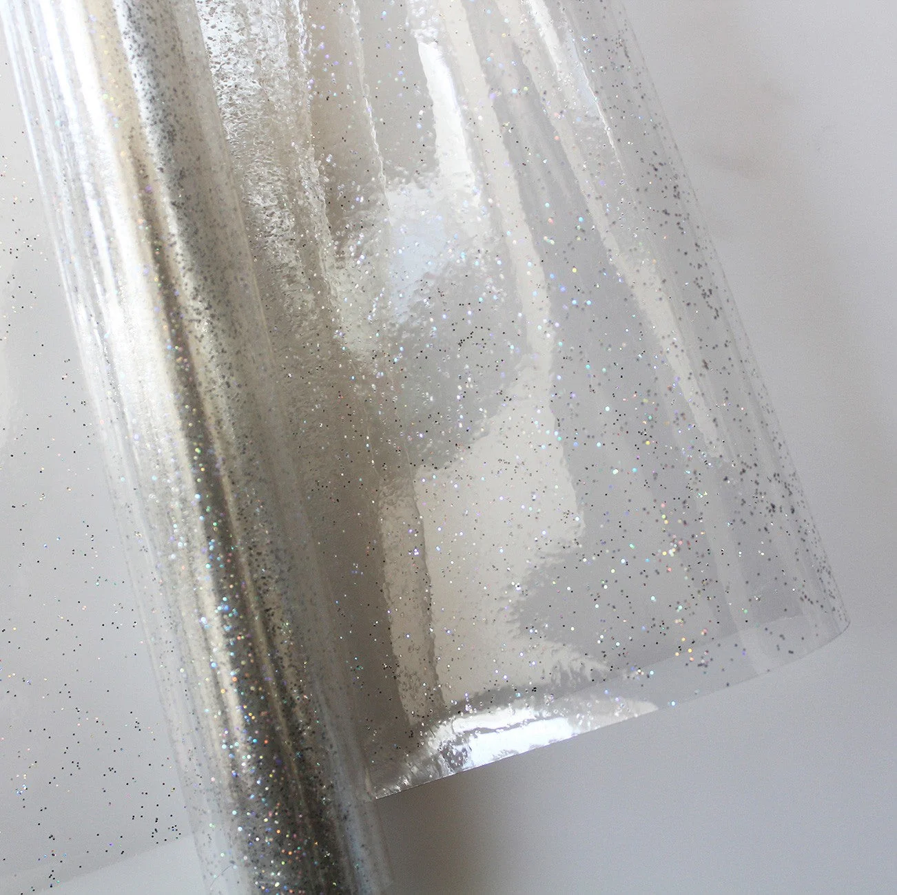 Vinyl Transparent 12 G Clear Glitter