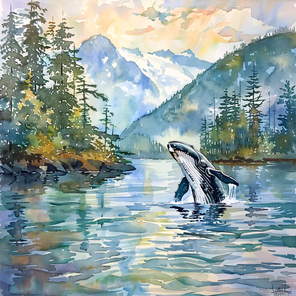 Washington Travel Art Fabric Panel 4