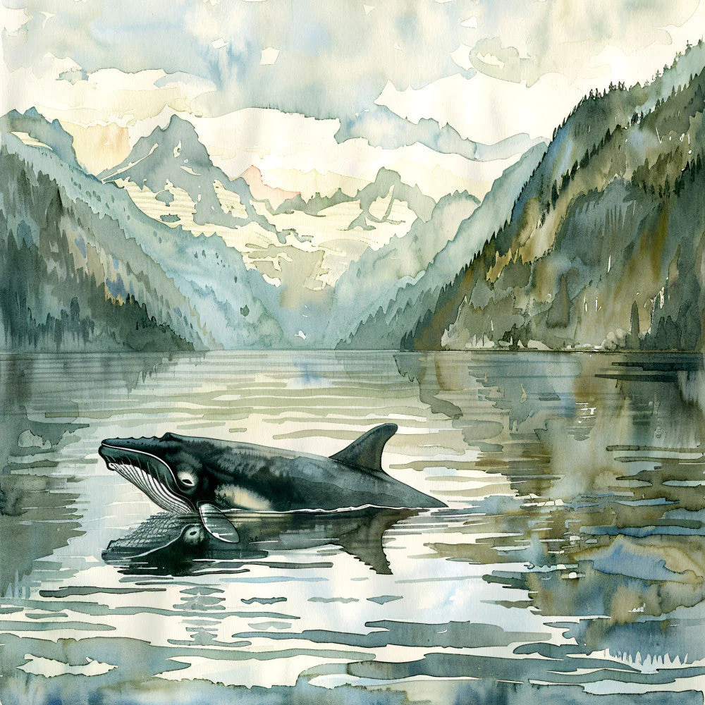 Washington Travel Art Fabric Panel 8