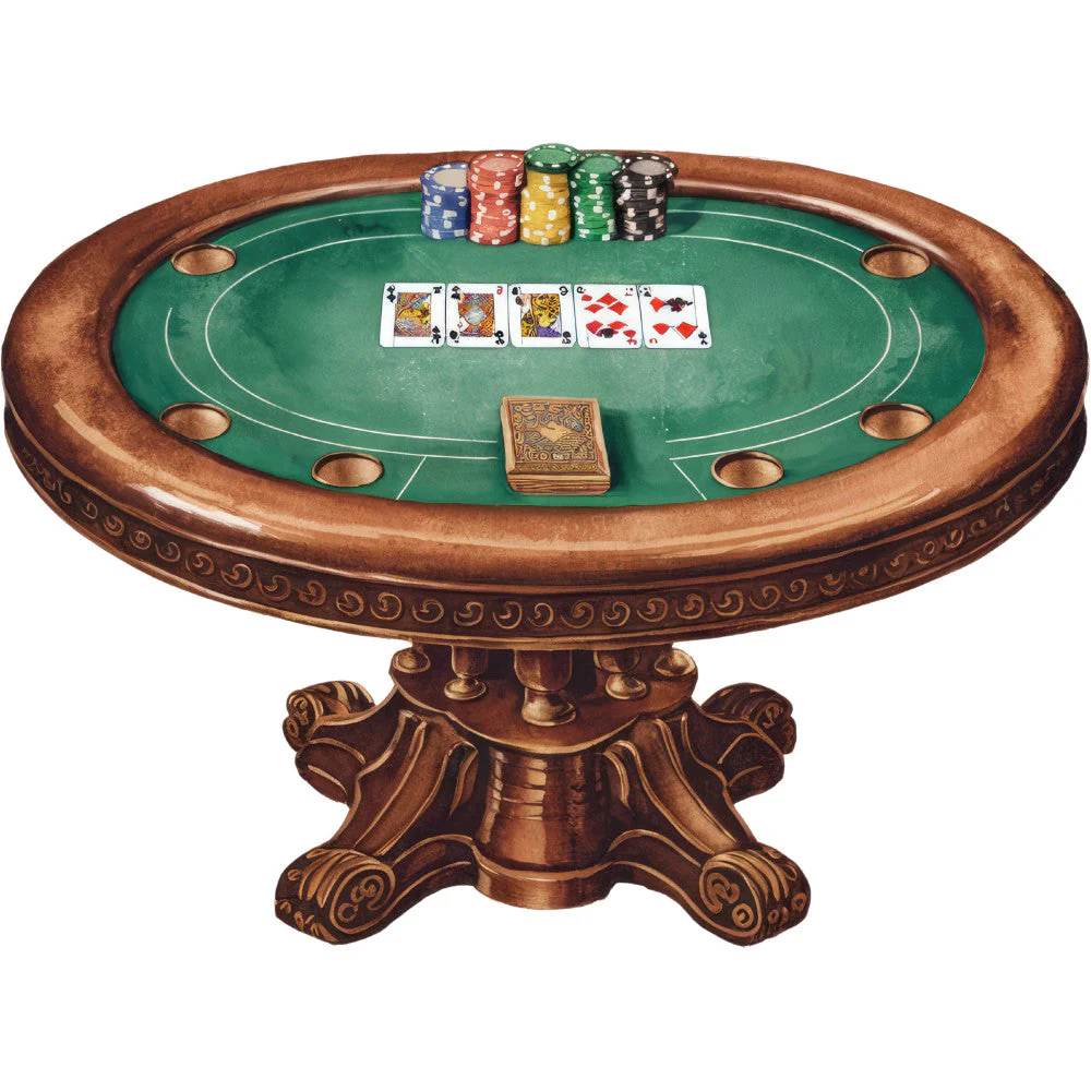 Watercolor Casino Fabric Panel 46