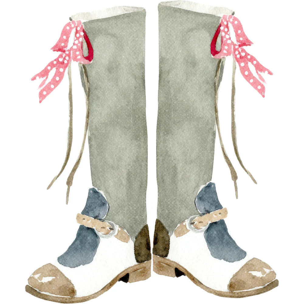 Watercolor Horses Fabric Panel 39