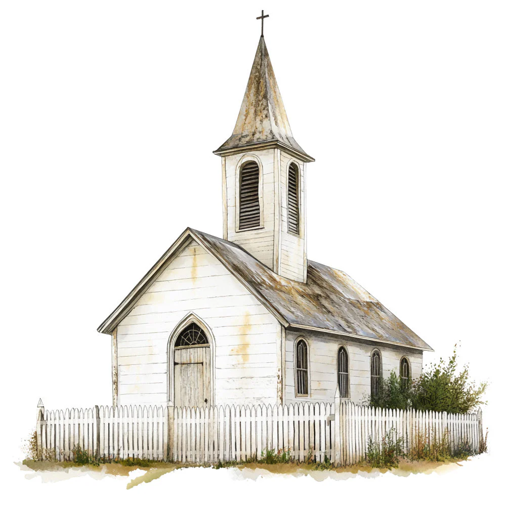 Watercolor Texas Fabric Panel 9