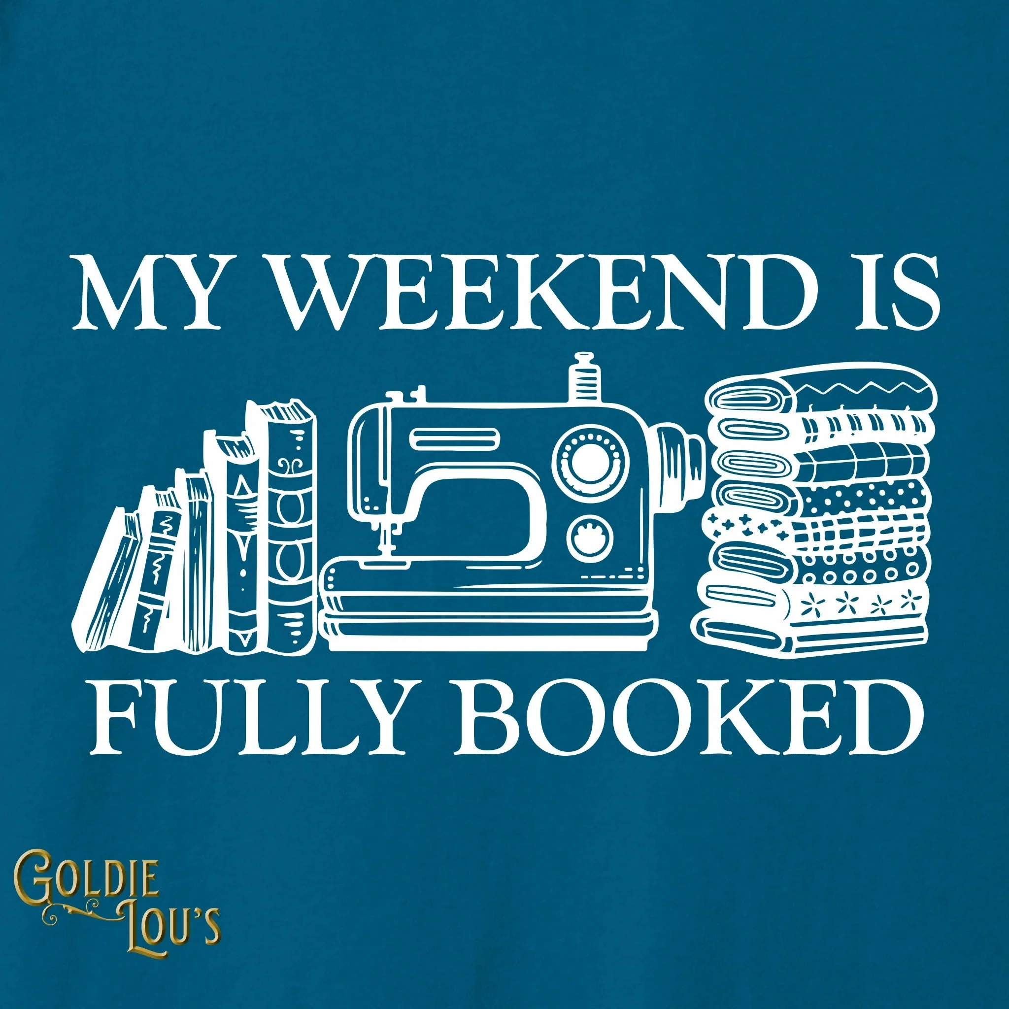 Weekend is Booked V-Neck T-shirt - Image 2