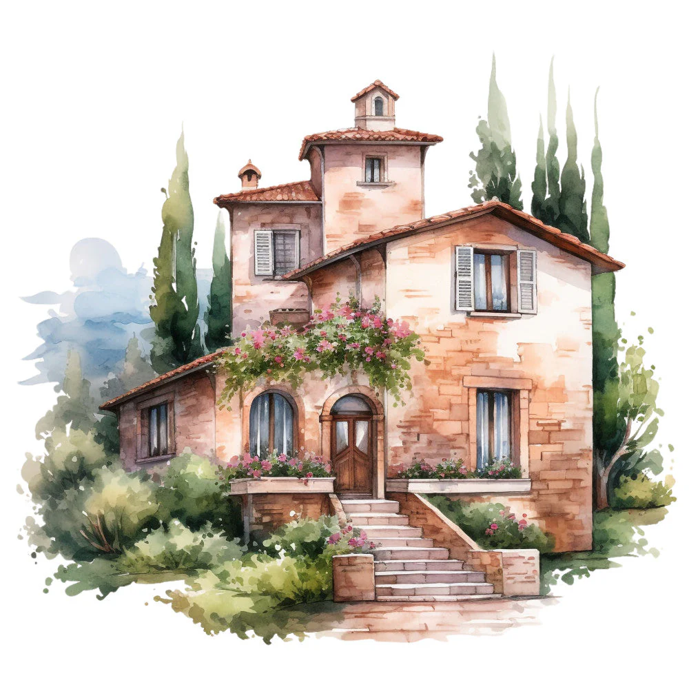 Welcome to Italy Fabric Panel 26