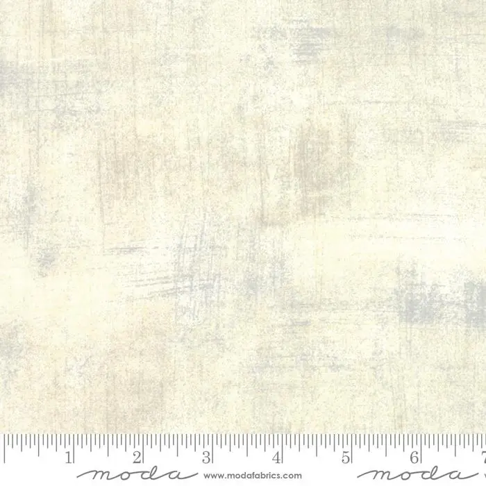 White Grunge Basics Creme 44"/45" Fabric (7/8 yard pack)