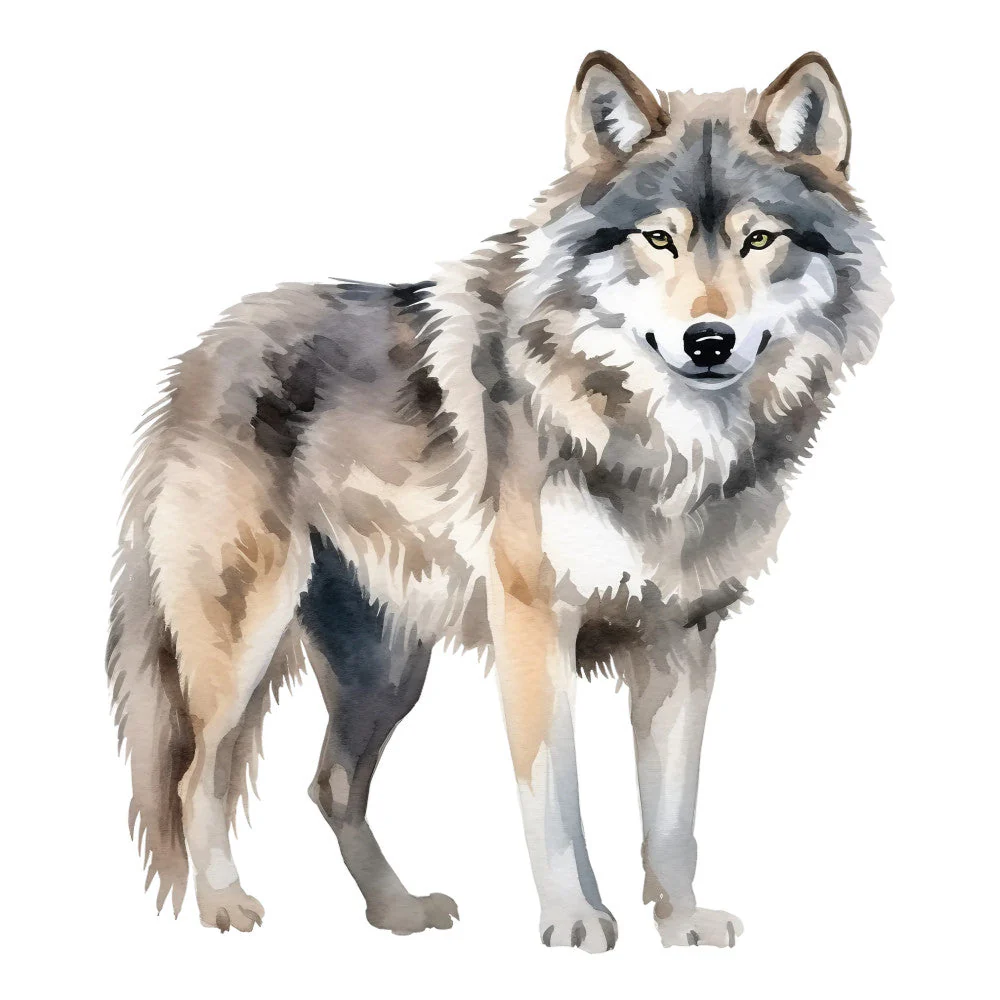 Wild Wolfs Fabric Panel 5