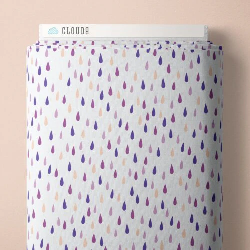 Wildest Dreams Rain Spots Organic Cotton 44"/45" Fabric Per Yard