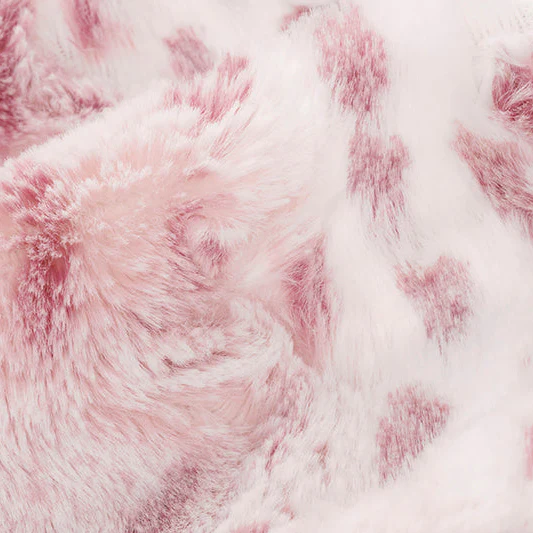 Luxe Cuddle Wild Lynx Wildrose 58" - 60" Fabric per yard - Image 3