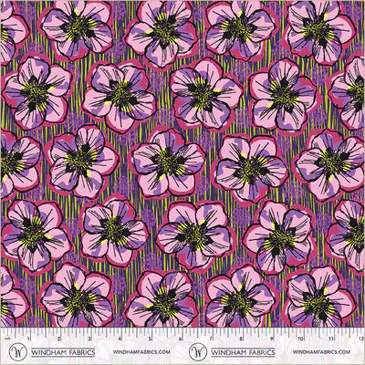 Winding Road Blossom Petal Pink Cotton 44"/45" Fabric Per Yard